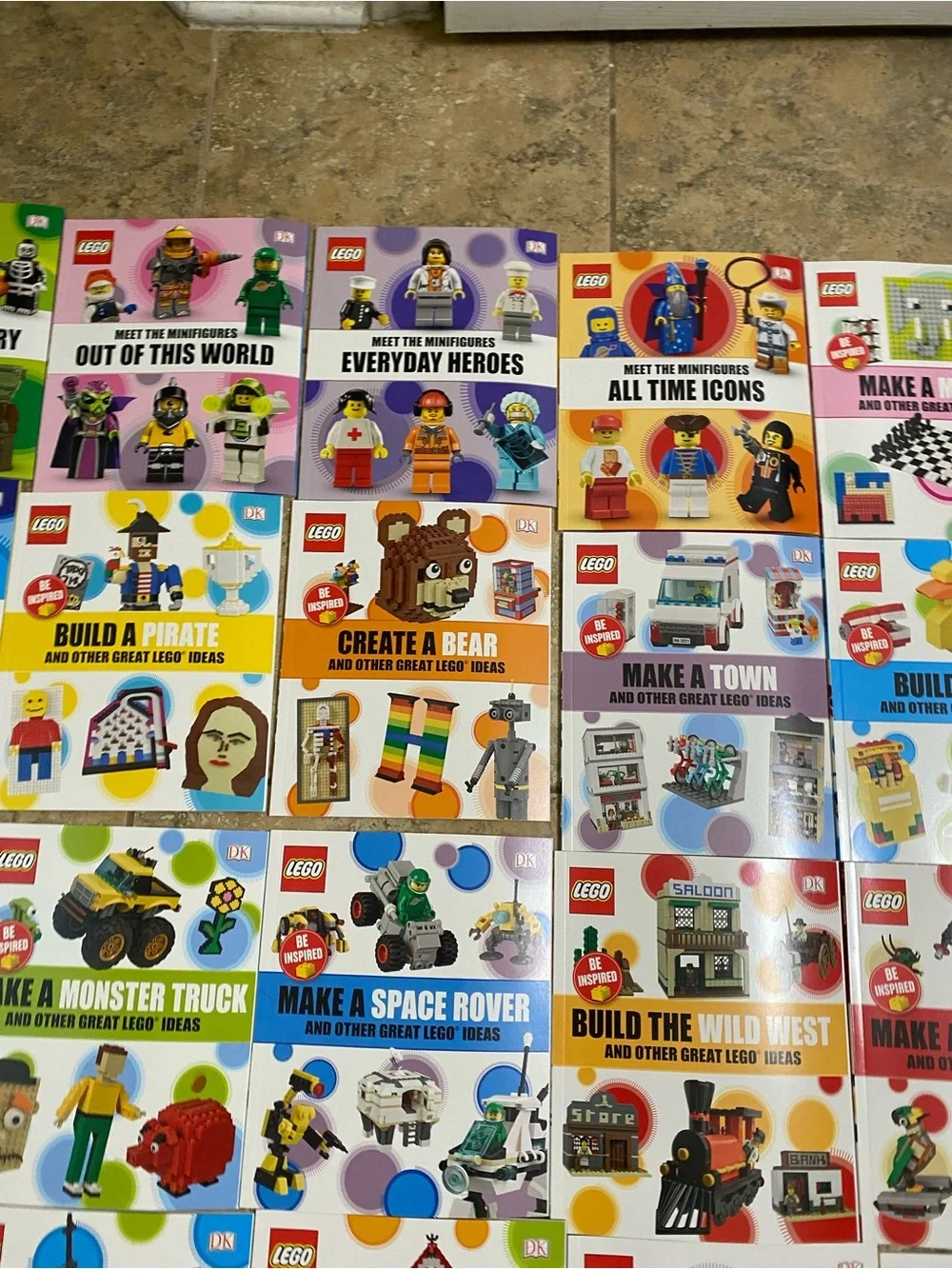 My LEGO World Collection Box Set 24 of 25 Books (Vol 1 Missing) Build Ideas